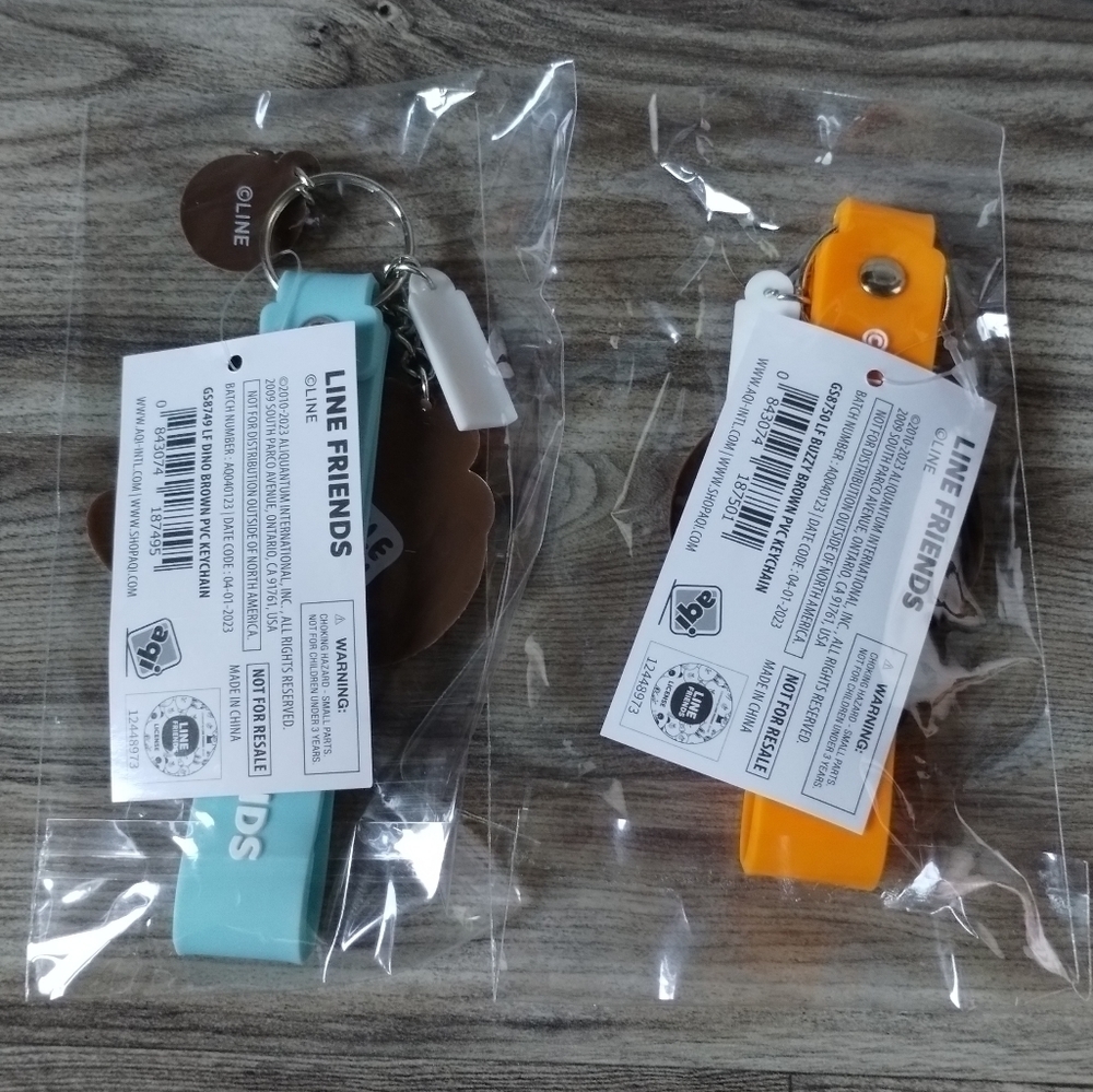 Line Friends Keychains - 2 qty - Picture 2 of 2
